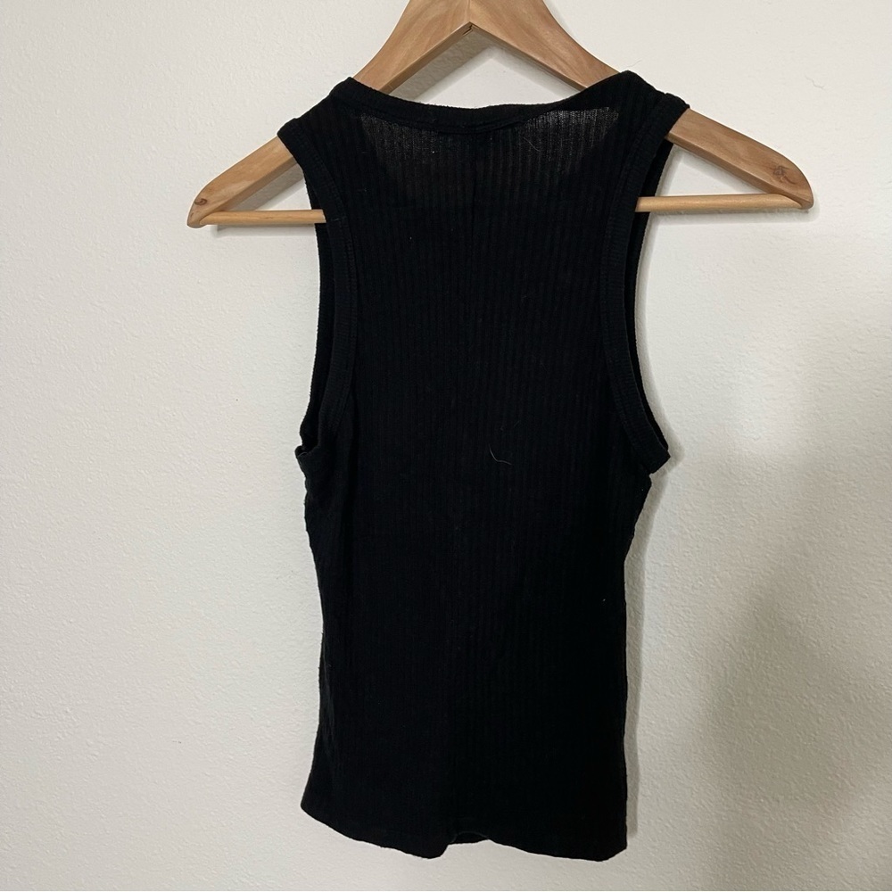 Brandy Melville Ribbed Knit Tank Top One Size - Picture 3 of 3